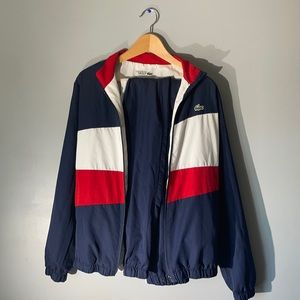 Lacoste Navy-Red-White Tracksuit with Pants